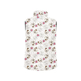 English Bulldog Pattern Print Design 01 Men's Padded Vest
