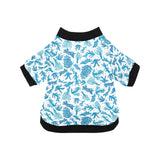 Coral Reef Pattern Print Design 01 All Over Print Pet Dog Round Neck Fuzzy Shirt