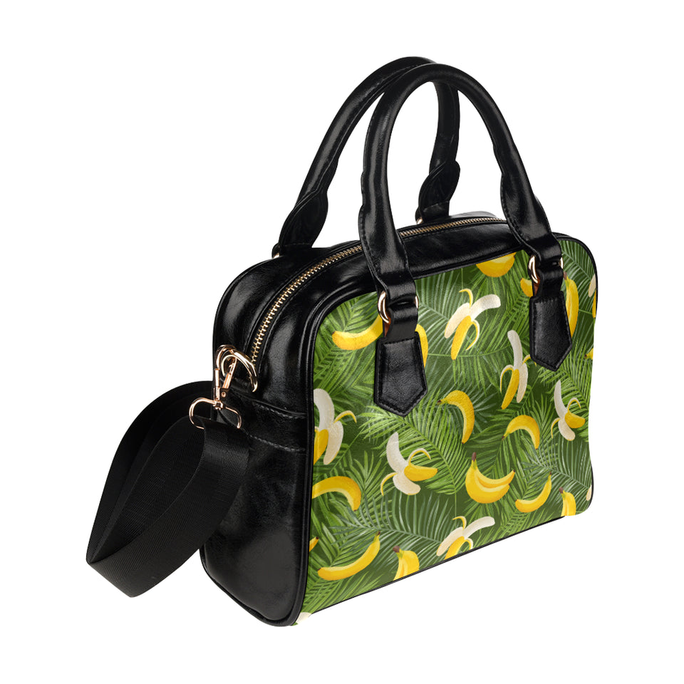 Banana Palm Leaves pattern Shoulder Handbag