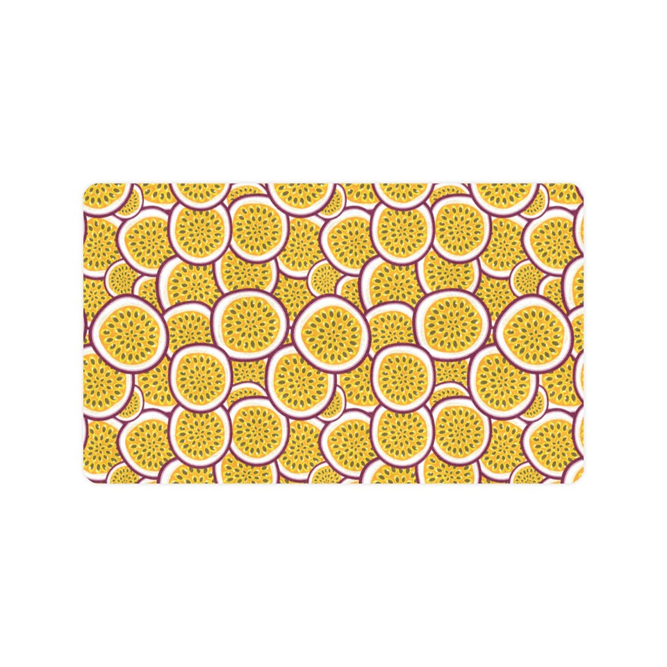 Passion fruits slice pattern Doormat
