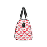 Lips Pattern Print Design 05 Travel Bag