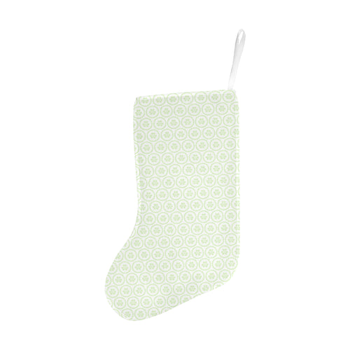 Cucumber pattern background Christmas Stocking