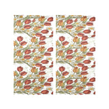 Red tulips and daffodils pattern Gauze Curtain