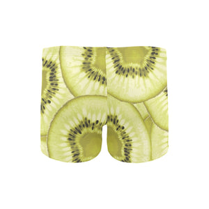 Sliced kiwi pattern Men's Swimming Trunks