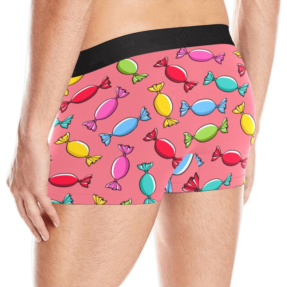 Colorful wrapped candy pattern Men's All Over Print Boxer Briefs Men's Underwear