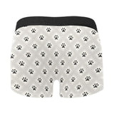 Dog Paws Pattern Print Design 03 Men's All Over Print Boxer Briefs Men's Underwear