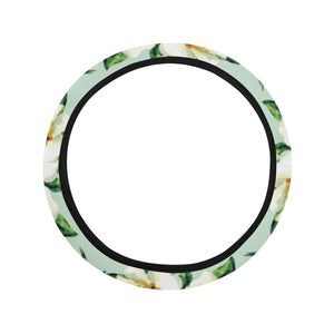 Hummingbird Pattern Print Design 01 Car Steering Wheel Cover