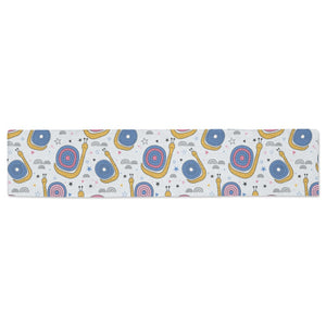 Snail Pattern Print Design 05 Table Runner