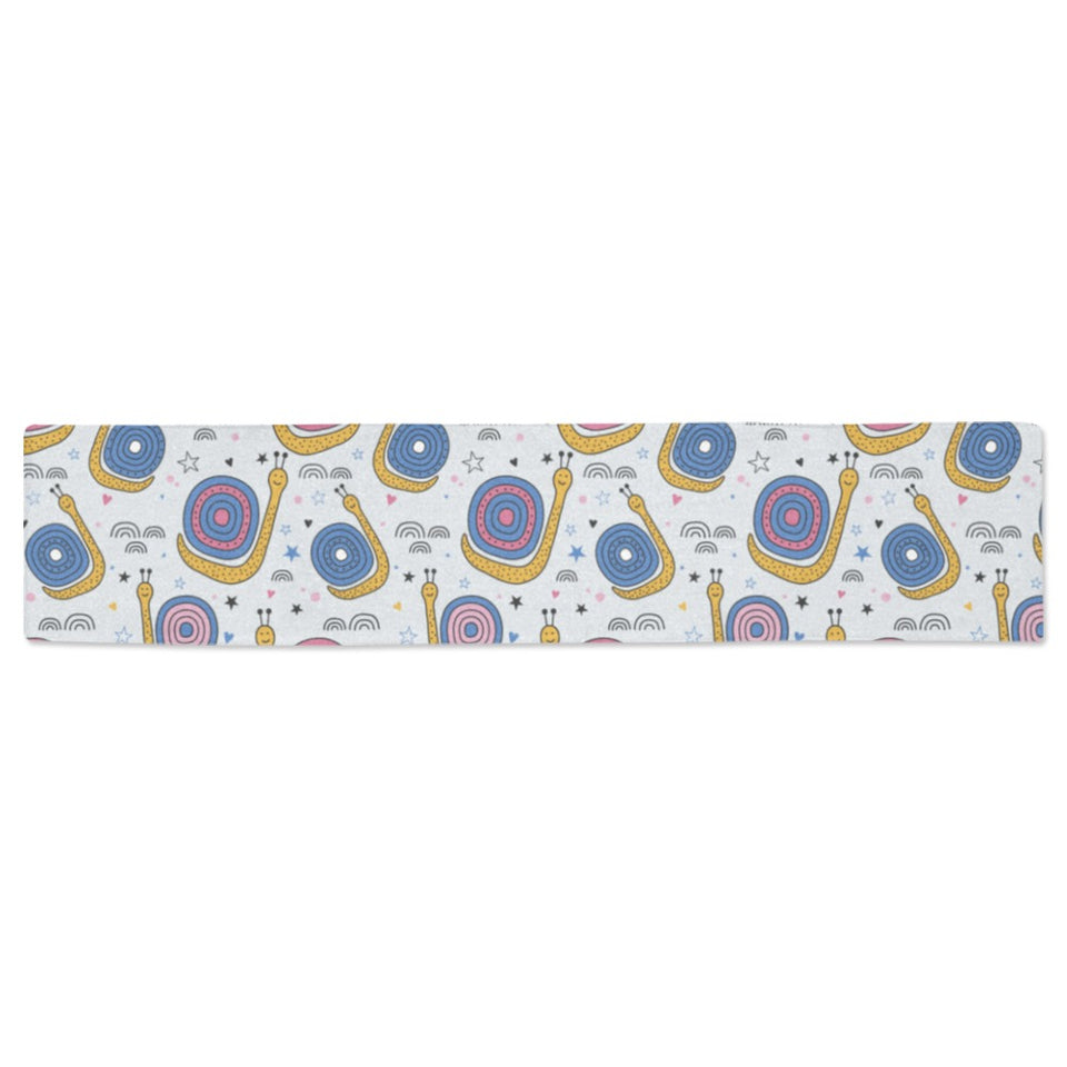 Snail Pattern Print Design 05 Table Runner