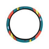 French fries red paper box pattern Car Steering Wheel Cover