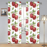Red apples pattern Gauze Curtain