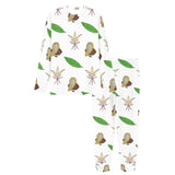 Color hand drawn cacao pattern Women's All Over Print Pajama Set