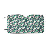 Pelican Pattern Print Design 03 Car Sun Shade