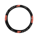 fox sleeping fox pattern Car Steering Wheel Cover