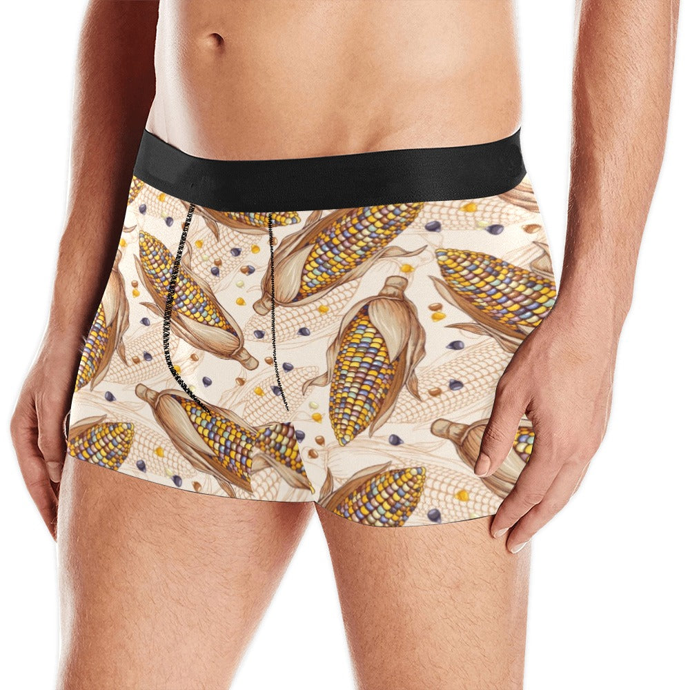 Corn Pattern Print Design 03 Men's All Over Print Boxer Briefs Men's Underwear