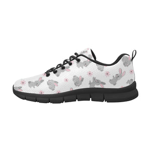 Watercolor cute rabbit pattern Women's Sneaker Shoes