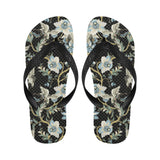 Japanese crane ornament elements Unisex Flip Flops