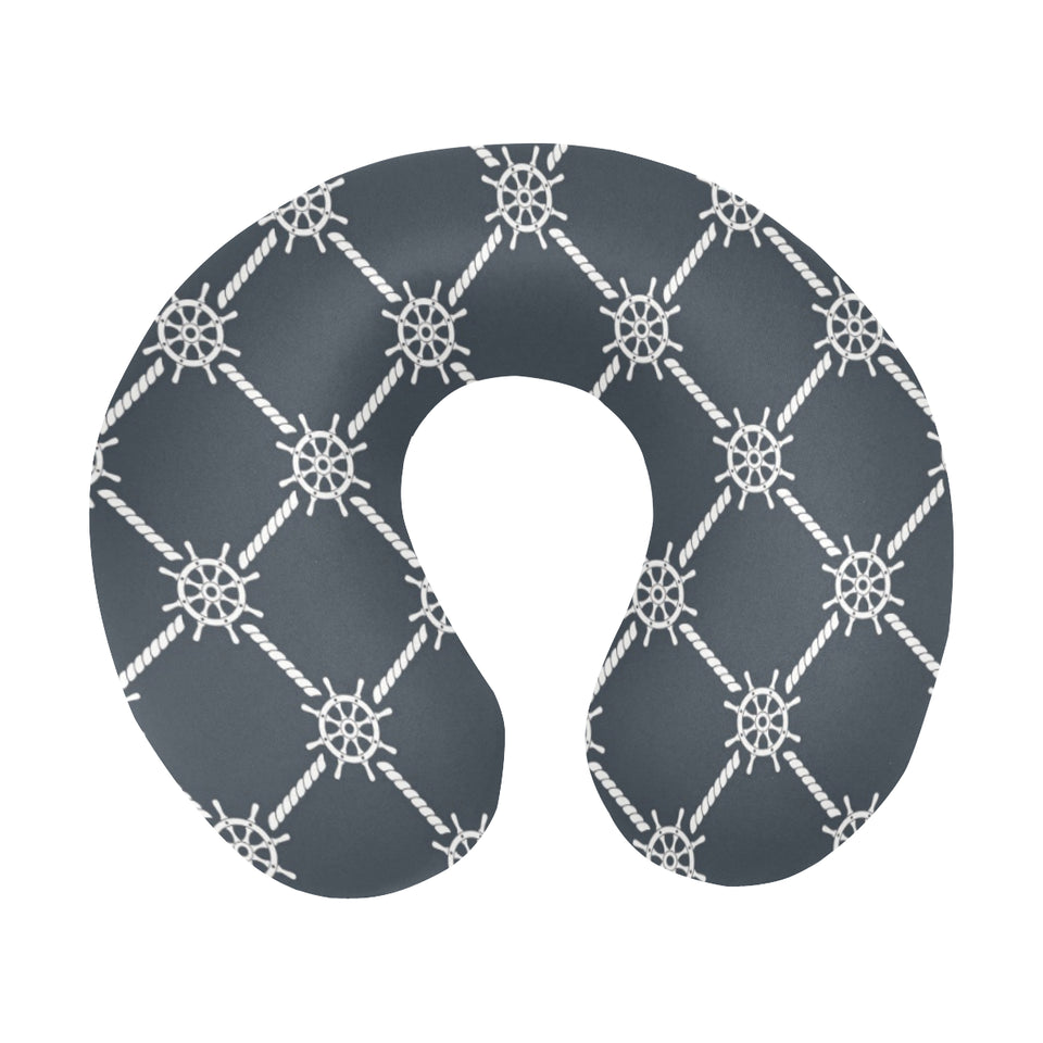 nautical steering wheel rope pattern U-Shaped Travel Neck Pillow