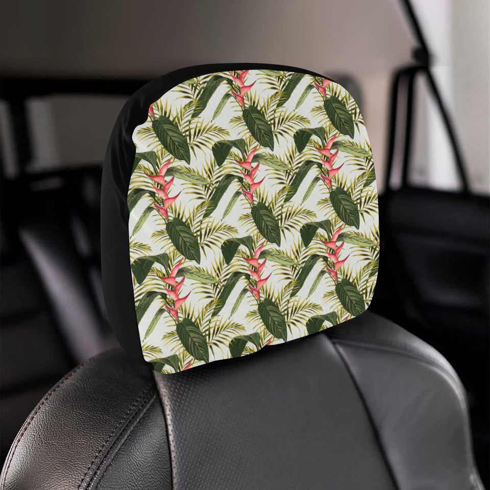 heliconia pattern Car Headrest Cover