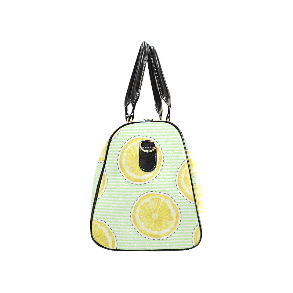 slice of lemon pattern Travel Bag