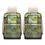 Hand drawn windmill pattern Car Seat Back Organizer