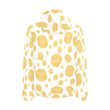 Potato Chips Pattern Print Design 03 Men's Padded Hooded Jacket