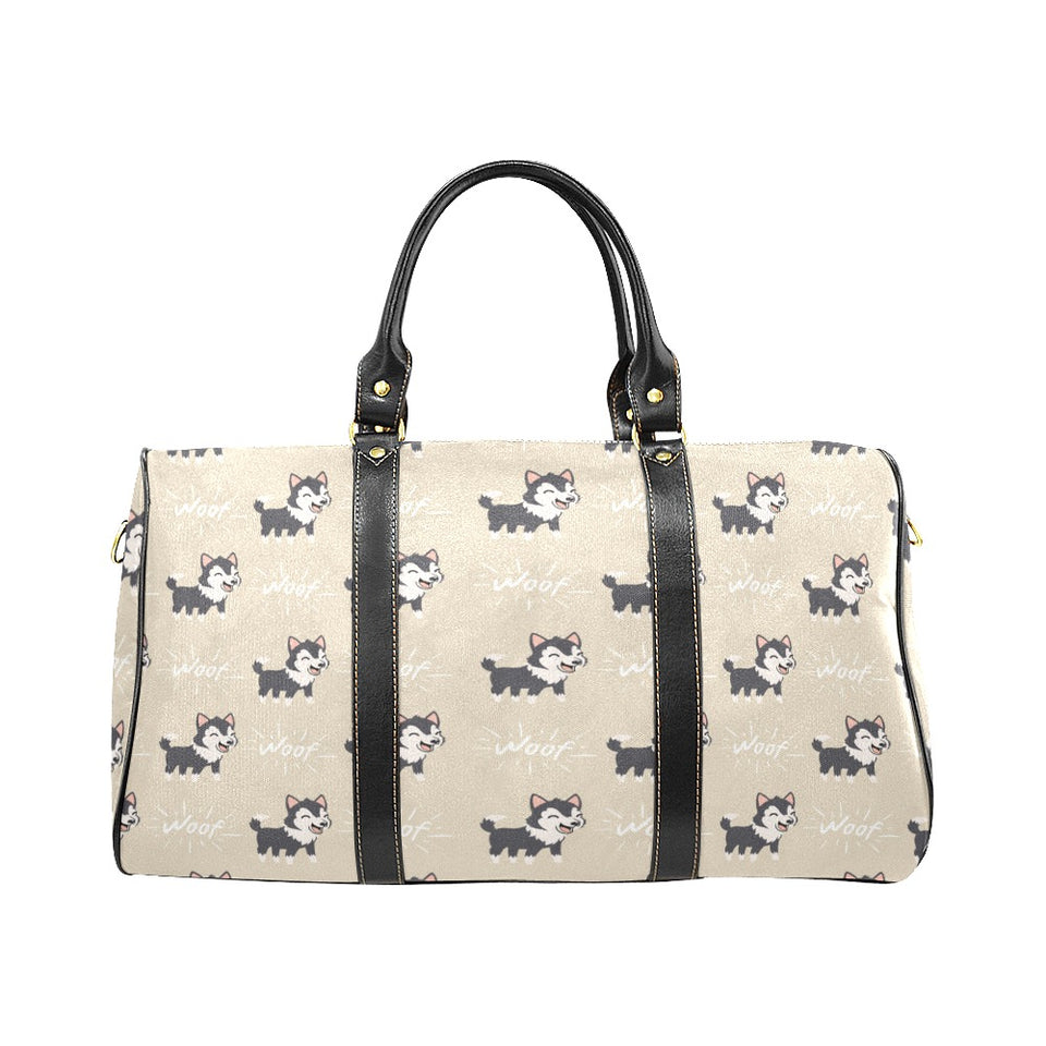 Cute Siberian Husky Travel Bag