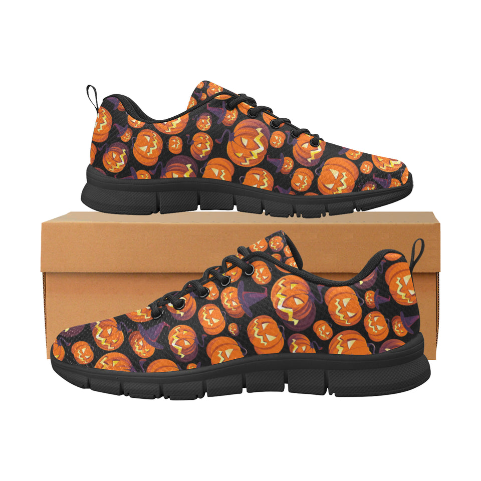 Halloween Pumpkin pattern Women's Sneaker Shoes