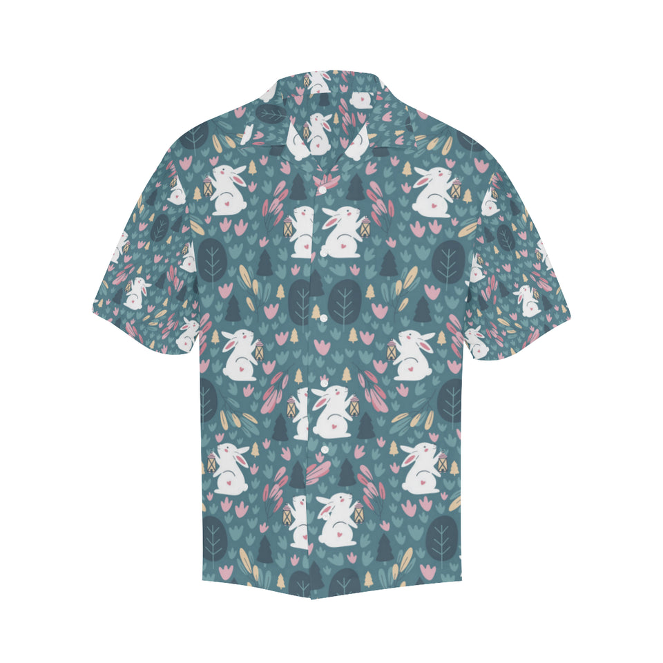 Cute rabbit pattern Men's All Over Print Hawaiian Shirt
