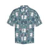 Cute rabbit pattern Men's All Over Print Hawaiian Shirt