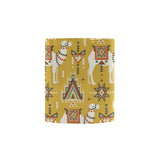 Camels ethnic motif pattern Morphing Mug Heat Changing Mug