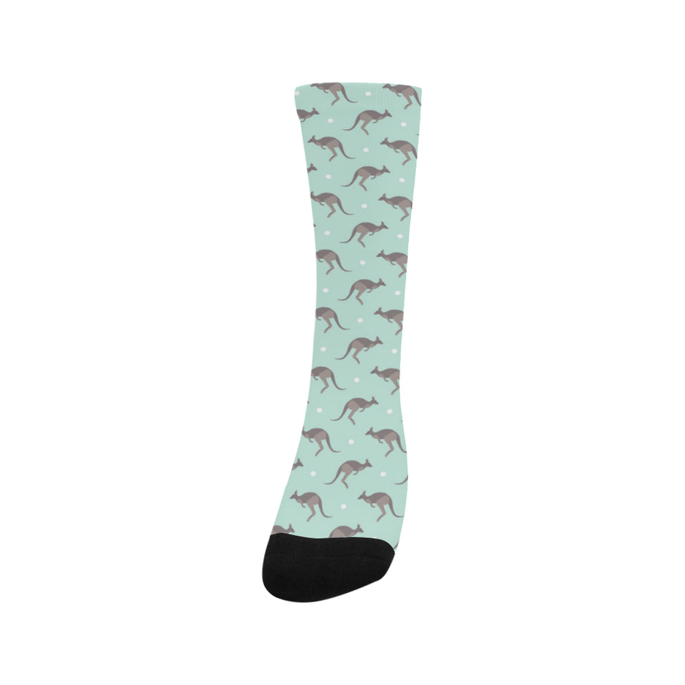 Kangaroo pattern background Crew Socks