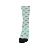 Kangaroo pattern background Crew Socks