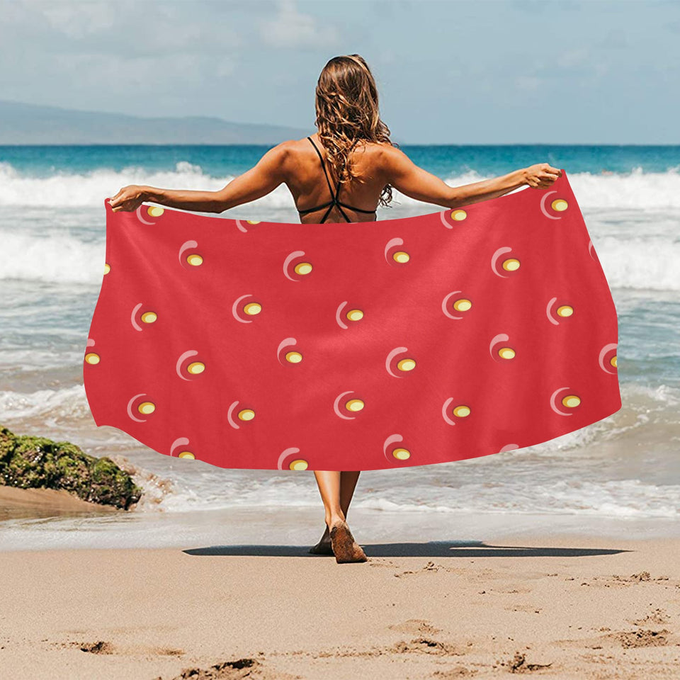 strawberry texture skin pattern Beach Towel