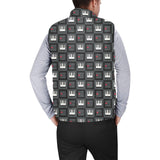 Piano Pattern Print Design 05 Men's Padded Vest