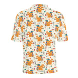 Squirrel Pattern Print Design 04 Men's All Over Print Polo Shirt