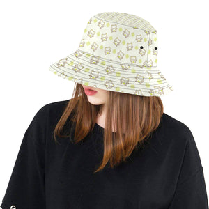 Cute cartoon frog baby pattern Unisex Bucket Hat