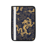 Gold dragon pattern Car Seat Belt Cover