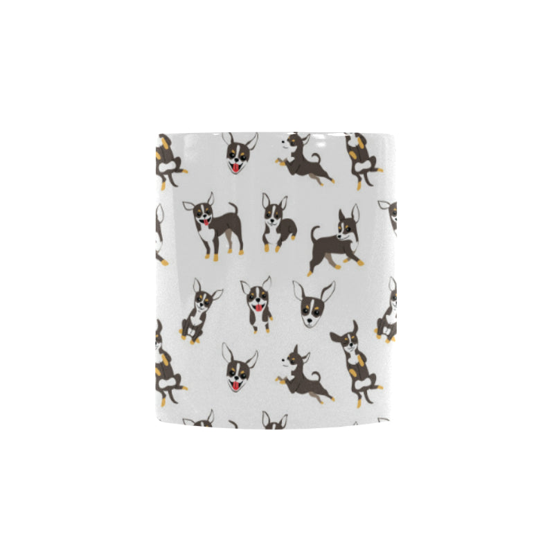 Chihuahua dog pattern Morphing Mug Heat Changing Mug