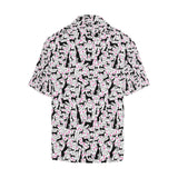 Greyhound Pattern Print Design 02 Men's All Over Print Hawaiian Shirt (Model T58)