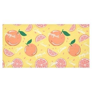 Grapefruit yellow background Tablecloth