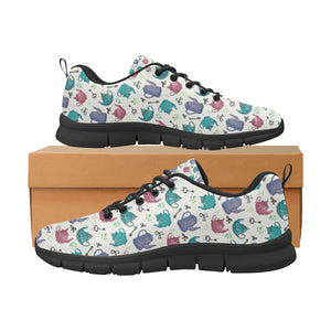 Tea pots Pattern Print Design 05 Women's Sneaker Shoes