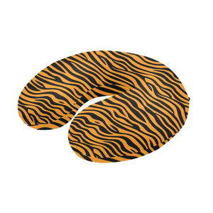 Bengal tigers skin print pattern background U-Shaped Travel Neck Pillow