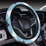 Stingray Pattern Print Design 03 Car Steering Wheel Cover