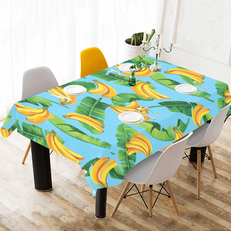 banana leaves banana design pattern Tablecloth