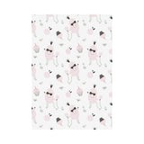 Poodle dog rose cake pattern House Flag Garden Flag