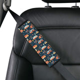 Camper Van Pattern Print Design 05 Car Seat Belt Cover