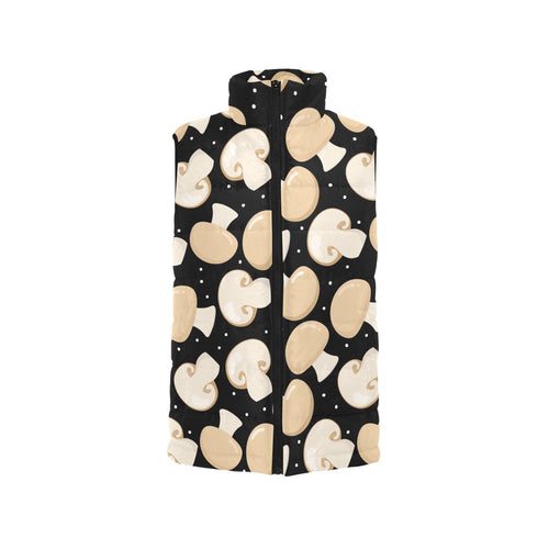 Champignon mushroom pattern Men's Padded Vest