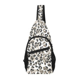 Leopard skin print pattern All Over Print Chest Bag