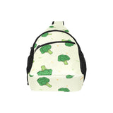 Broccoli pattern All Over Print Chest Bag